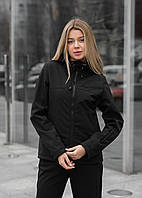 Женская куртка Staff на весну черная на замке для стаф девушки Shoper Жіноча куртка Staff на весну чорна на