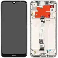 Дисплей для Xiaomi Redmi Note 8T модуль (экран и сенсор) с рамкой, оригинал, Белый