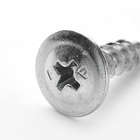 Саморіз з прес-шайбою гострий 4,2*25мм цинк білий 100шт/уп APRO, фото 3