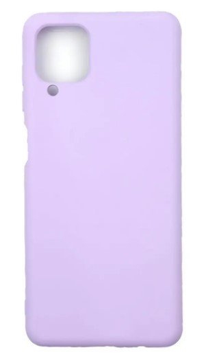 Чохол силіконовий для Samsung A12/M12 (A125/M127) Silicone Case Full (Бузковий)
