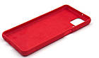 Чохол силіконовий для Samsung A12/M12 (A125/M127) Silicone Case Full (Червоний), фото 4