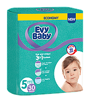 Подгузники детские Evy baby junior elastic twin 5 (11-25 кг) 30 шт