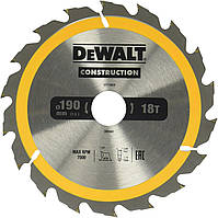 Диск пильний 190 х 30 (18Т) DeWALT DT1943 TOP