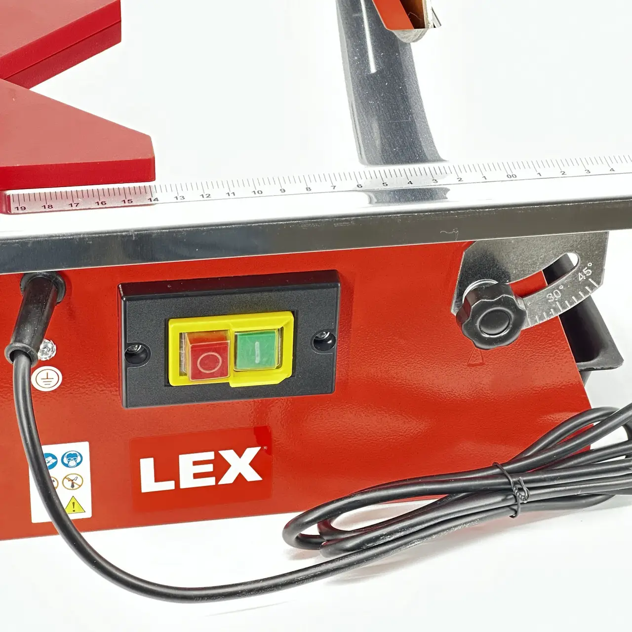 Мощный плиткорез электрический водяной LEX LXSM16 : 1600 Вт, диск 180 мм, посадочное 25.4 мм, 2950 об/мин TOP - фото 7 - id-p2191618819