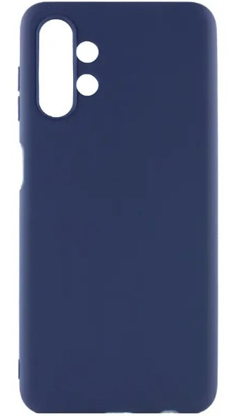 Чохол силіконовий для Samsung A13 4G (A135) Silicone Case Full (Темно-синій)