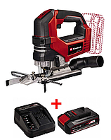 Професійний акумуляторний ручний лобзик Einhell TP-JS 18/135 Li BL - Solo : з АКБ 18В 2,5Ah, 3500 об/хв, хід штоку 26мм (4321260)