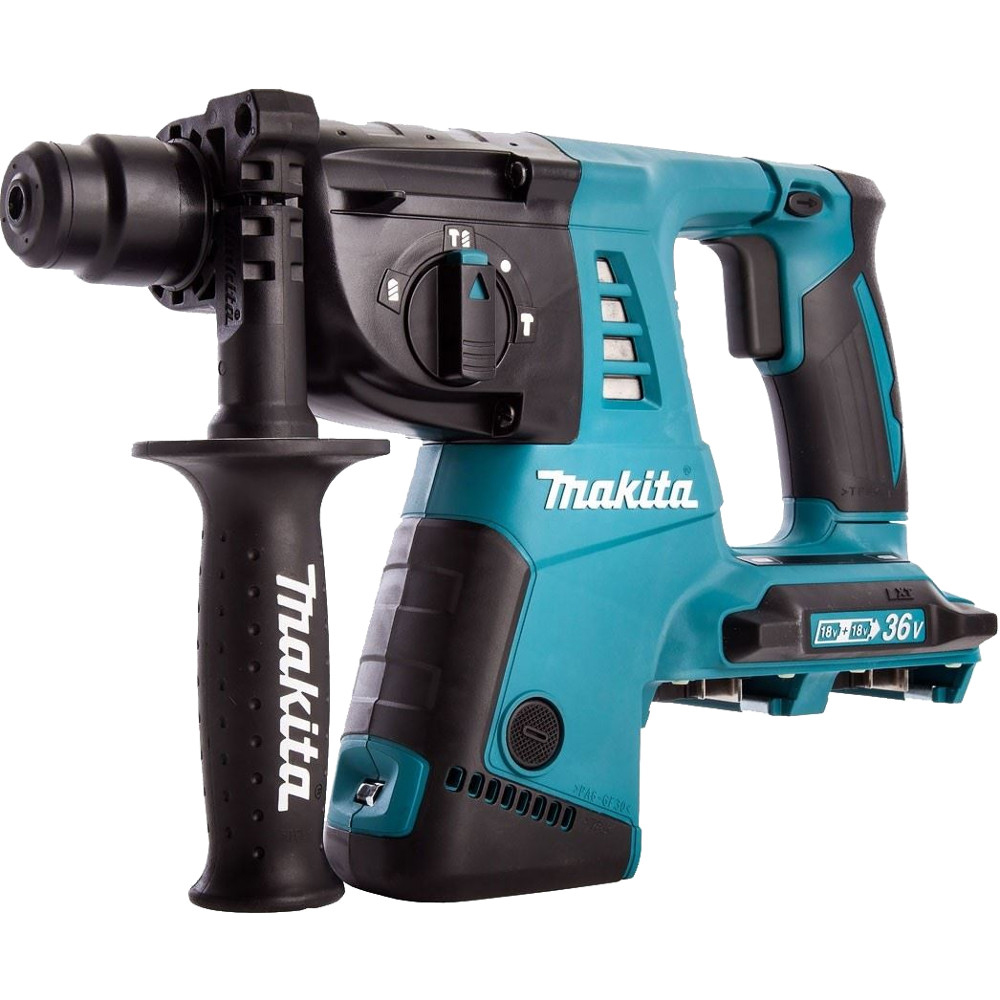 Профессиональный аккумуляторный перфоратор Makita DHR263Z : 2.5 Дж,18В+18В,SDS+ (без Акб и зарядки) TOP - фото 4 - id-p2191617005