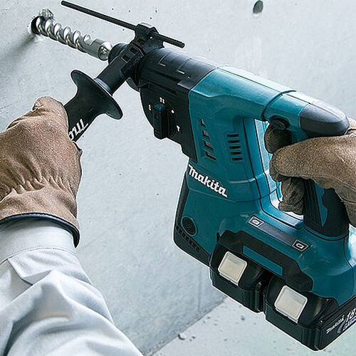 Профессиональный аккумуляторный перфоратор Makita DHR263Z : 2.5 Дж,18В+18В,SDS+ (без Акб и зарядки) TOP - фото 8 - id-p2191617005