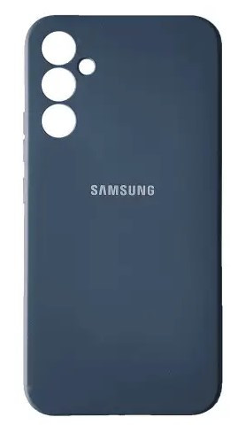 Чохол силіконовий для Samsung A14 4G (A145) Silicone Case Full (Темно-синій)