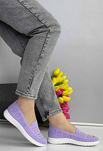 Кросівки жіночі 8 пар у ящику фіолетового кольору 36-41