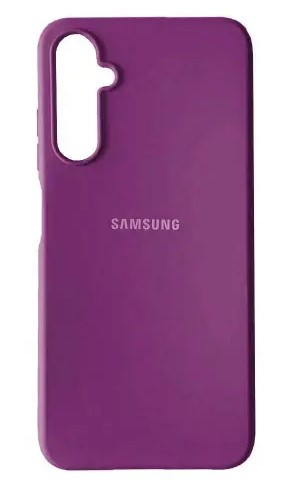 Чохол силіконовий для Samsung A15 (A155) Silicone Case Full (Виноградний)