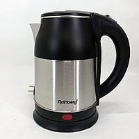 WER Чайник електро Rainberg RB-808 2л / Тихий электрический чайник, Бесшумный чайник, UZ-657 Электронный