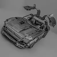 Металлический 3D-пазл - Автомобиль Крыло Бабочки. Модель набор DIY конструктор. Игрушка-головоломка для детей