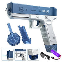 Водяний пістолет Water Battle Electric Water Gun Blue (Upgraded)