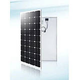 Монокристалічна сонячна панель Solar panel 150 W 18 V 1480х670х35 мм Сонячна батарея, фото 2