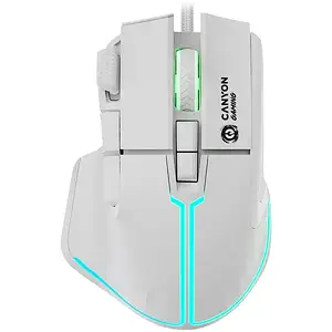 CANYON CANYON Fortnax GM-636, 9keys Gaming wired mouse,Sunplus 6662, DPI up to 20000, Huano 5million switch, RGB lighting effects,