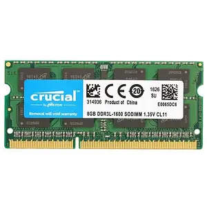 Оперативна память Crucial 8GB SO-DIMM DDR3L 1600 MHz (CT102464BF160B.C16FPD)