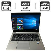 Ультрабук HP EliteBook 840 G6/ 14" (1920x1080) Сенсорний/ Core i5-8365U/ 16 GB RAM/ 256 GB SSD/ UHD 620