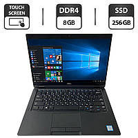 Ноутбук Б-клас Dell Latitude 7390/ 13.3" (1920x1080) Сенсорний/ Core i5-8350U/ 8 GB RAM/ 256 GB SSD/ UHD 620