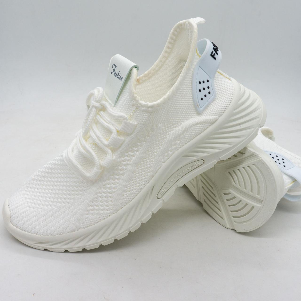 Жіночі кросівки текстильнi BK-3 білі 37. Розміри в наявності: 37, 38, 39, 40, 41.