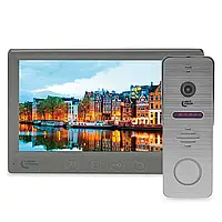 Комплект відеодомофона Light Vision: домофон 7" AMSTERDAM FHD Grey та відеопанель RIO FHD Grey (82-00237-82-00216)