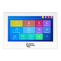 Відеодомофон 7" WiFi Tuya Light Vision SINGAPORE (AI) FHD White (82-00240)