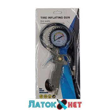 Пістолет для накачування шин із манометром 0-15 кг/см2 TG-110 Ampro