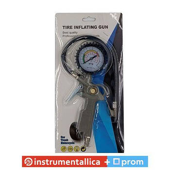 Пістолет для накачування шин із манометром 0-15 кг/см2 TG-110 Ampro
