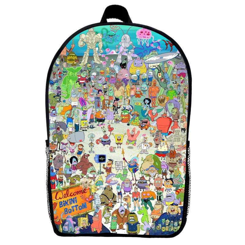 Рюкзак Спанч Боб дитячий (Gear bag SB mini 03) чорний, 29 х 21 х 9 см, фото 1