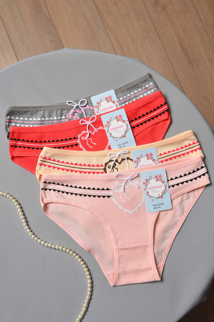 Набір трусиків жіночих 4 шт р.XL 177858S, фото 1