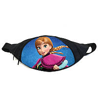 Поясная сумка бананка Холодное сердце Frozen (GB-FR 01) Gear Bag черная