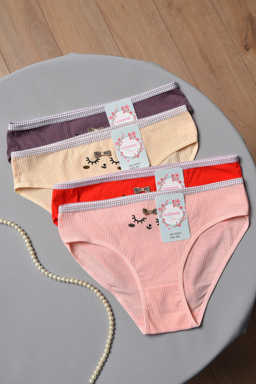 Набір трусиків жіночих 4 шт р.2XL 177866S, фото 1
