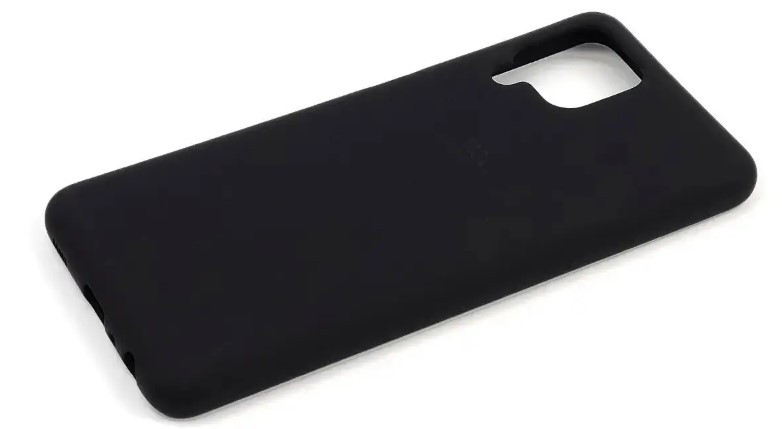 Чохол силіконовий для Samsung A22 4G (A225) Silicone Case Full (Чорний)