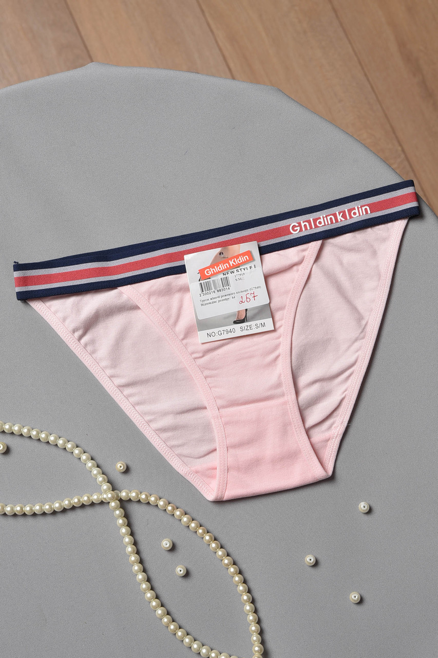 Труси жіночі рожевого кольору 177919S, фото 1