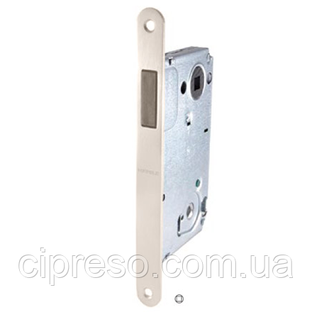 Замок магнітний Bonaiti S351 WC 18х196мм хром сатин 8/6мм, фото 1