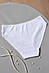 Труси жіночі у рубчик бiлого кольору 177950S, фото 2