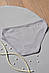 Труси жіночі в рубчик сірого кольору 178614S, фото 2