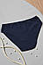 Труси жіночі в рубчик синього кольору 178615S, фото 2