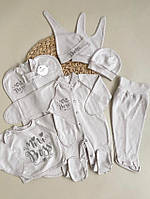 Комплект первой одежды для новорожденной "mini boss" (7 единиц) Lari