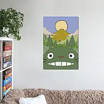 Плакат "Мій сусід Тоторо, Міядзакі Хаяо, Totoro (1988)", 60×40см, фото 2