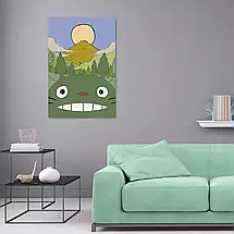 Плакат "Мій сусід Тоторо, Міядзакі Хаяо, Totoro (1988)", 60×40см, фото 2