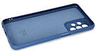 Чохол силіконовий для Samsung A23 4G (A235) Silicone Case Full (Темно-синій), фото 3