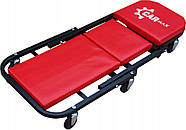 Лежак-стілець для автослюсаря підкатний 2в1 Carmax 24450, фото 2