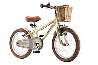 Дитячий велосипед Miqilong RM 16 дюймів з кошиком Бежевый