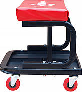 Стілець автослюсаря з інструментальною полицею Carnax 24465, фото 2