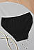 Труси жіночі у рубчик чорного кольору р.M 177943M, фото 2