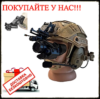 Тактический монокуляр устройство ночного видения ПНВ СL27-0027 Night Vision (до 200м) + крепление рог на шлем