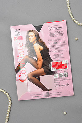 Колготи жіночі 40 ДЕН чорного кольору розмір 2 177611T Безкоштовна доставка