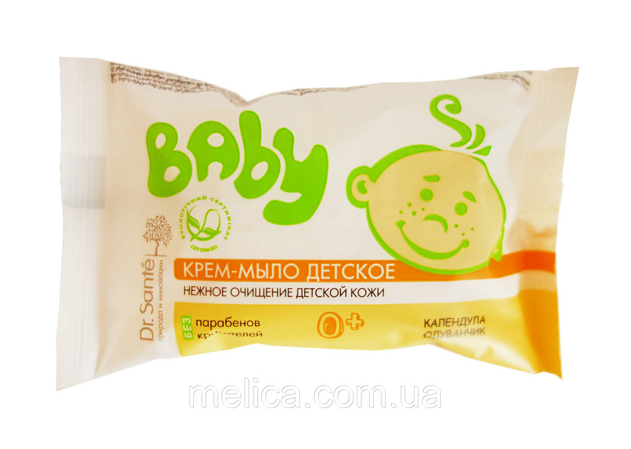 Крем-мыло детское Dr.Sante Baby 0+ Календула Одуванчик - 90 г. - фото 1 - id-p406437830