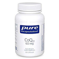 Коэнзим Pure Encapsulations, Q10, CoQ10, 60 мг, 120 капсул (20594) MP, код: 1535634